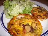 Recette Tartelettes carotte-courgette au poisson et comté
