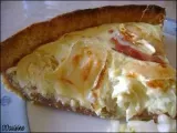 Recette Tarte oignon - chèvre - bacon et pâte spéciale
