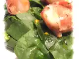 Recette Pétoncles bardés de prosciutto, vinaigrette à l'érable