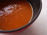 Recette Soupe de courgettes aux tomates.