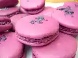 Recette Des macarons cassis-violette meilleurs que ceux de ladurée ....