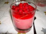 Recette Verrines de mousse de groseilles