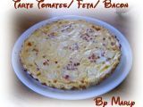 Recette Tarte tomates feta bacon