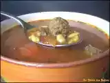 Recette Soupe de langues d'oiseaux aux boulettes de viande