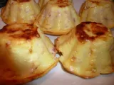 Recette Gâteaux de purée au jambon et fromage, 