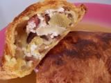 Recette Feuilletés artichauts, ricotta, lardons et pignons