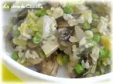Recette Risotto d'hiver au chou chînois et au tofu