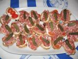 Recette Crostinis de caprini a la rosette