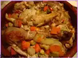 Recette Tajine poulet et légumes pour couscous