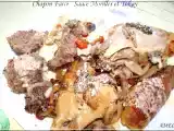 Recette Chapon farci - sauce morille et tokay