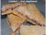 Recette Triangles gourmands coco - framboises
