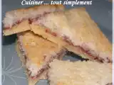 Recette Triangles gourmands coco - framboises