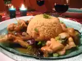Recette Poulet en sauce aux figues et à l'orange