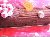 Recette Bûche mousse au chocolat/meringues