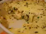 Recette On reprend les bonnes habitudes ... ou le gratin de purée aux petits pois
