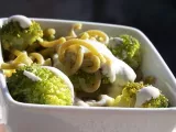 Recette Spaghetti aux brocolis et crème de parmesan !