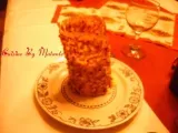 Recette Dessert du nouvel an tome 1: tuile croquante au sabayon champagne, biscuit coco et litchis
