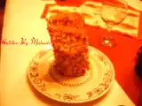 Recette Dessert du nouvel an tome 1: tuile croquante au sabayon champagne, biscuit coco et litchis