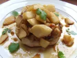 Recette Tournedos de dinde aux pommes et oignons confit