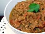 Recette Salade parfumée aubergines & tomates à la coriandre (zaalouk)