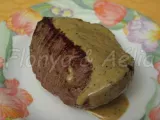 Recette Pavé de bison sauce crémeuse à la moutarde