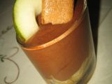 Recette Mousse chocolat sur lit de poires et sur fruits passion!!!!