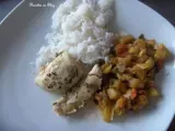 Recette Ratatouille poulet et riz thai
