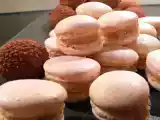 Recette Macarons aux litchis et au chocolat blanc