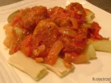 Recette Casserole italienne aux petites boulettes et aux poivrons