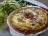 Recette Quiche roquefort et tomates cerises