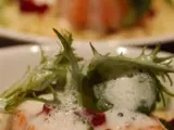 Recette Pavé de saumon au sésame, sur lit de chou chinois