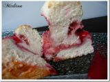 Recette Gâteau des anges à la fraise aussi léger qu' un nuage...