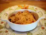 Recette Crumble au basilic et au saumon