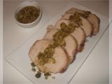 Recette Rôti de porc en sauce aux câpres et aromates