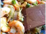 Recette Wok crevettes et légumes et quelques informations sur les produits asiatiques