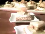 Recette Toasts tièdes poires, noix, miel et chèvre