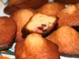 Recette Madeleines aux amandes et cerises amarena