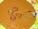 Recette Soupe de châtaignes au chorizo