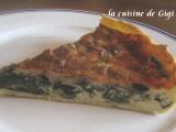 Recette Tarte aux champignons, vert de blettes et cantal