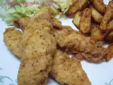 Recette Lanières de poulet frit