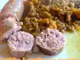 Recette Lentilles/carottes aux saucisses
