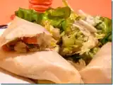 Recette Bricks aux saint jacques et petits légumes
