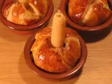 Recette Pommes au four en chemise feuilletée pour bougies comestibles