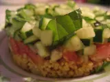 Recette Salade de couscous aux concombres et tomates à la marocaine