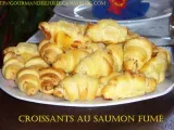 Recette Croissants au saumon fumé