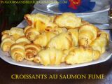 Recette Croissants au saumon fumé