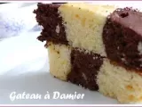 Recette Gâteau à damier ( savane)
