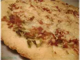 Recette Ma 1ère pizza maison, parmentière au bacon et aux poireaux excellent!