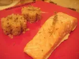 Recette Quinoa façon risotto et son pavé de saumon