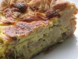 Recette Tourte feuilletée aux oignons doux, cumin et jambon